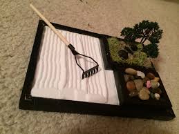 I Made A Zen Garden Out Of Small Canvases Moss River Stones Sand Doll House Mini Tools Tiny Landscaping Trees Zen Garden Mini Zen Garden Zen Sand Garden