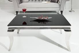 Vielseitig einsetzbare beistelltische im angesagten lounge design. Riess Ambiente Couchtisch Modern Barock 100cm Schwarz Wohnzimmertisch Tischplatte Aus Opalglas Edelstahl Beine Online Kaufen Otto