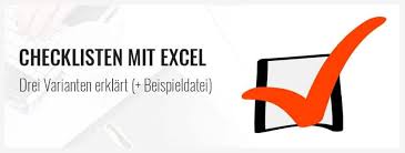 Maybe you would like to learn more about one of these? Checklisten Mit Excel Erstellen Drei Varianten Erklart Beispieldatei Projekte Leicht Gemacht