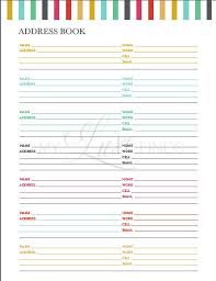 Address And Phone Book Organizer Printable Home Management Etsy In 2020 Address Book Template Book Template Organization Printables