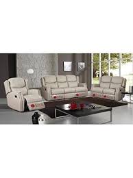 Mollai Collection 3 Pc Top Grain Leather Reclining Sofa Loveseat Chair Outdoor Furniture Sets Luxury Home Furniture Living Room Sets