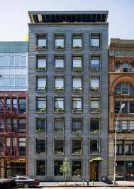 41 Bond Street New York City With Ddg Partners Ny Austrian Oak Wide Plank Engineered Wood Floor Provided And Ins Hotel Facade Facade Architecture Facade