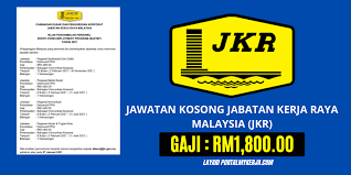 Pastikan anda bookmark website ini untuk rujukan masa hadapan. Jawatan Kosong Di Jabatan Kerja Raya Malaysia Jkr Tarikh Tutup 27 Januari 2021 My Kerja