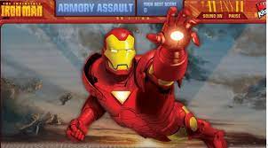 Iron Man Armory Assault Game Online Iron Man Iron Man Games Marvel Kids