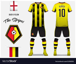 Soccer Jersey Or Football Kit Template Design Vector Image On Cartao De Visita