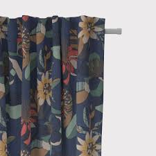 Kostenlose lieferung für viele artikel! Schoner Leben Vorhang Grosse Blumen Blau Bunt 245cm Oder Wunschlange Schoner Leben Dein Lieblingsladen Im Netz