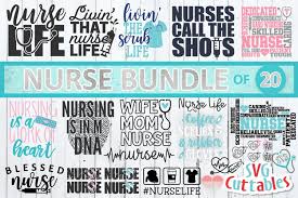 Download Nurse Svg Bundle Shirt Bundle 237436 Cut Files Design Bundles