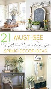 I love nothing more than bringing that feeling to my decor when the season begins. 21 Rustic Farmhouse Spring Decor Ideas That Are So Simple To Recreate