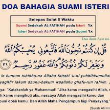 Bagi anda, suami yang ingin selalu istrinya terangsang maka anda perlu mengamalkan sebuah doa agar istri minta bersetubuh terus. Doa Bahagia Pasangan Suami Isteri