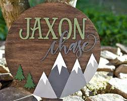 Personalized Name Wood Sign Round Personalized Baby Name Sign Custom Name Nursery Sign Kids Name Sign Wooden Personalized Name Sign Baby Name Signs Nursery Signs Name Signs