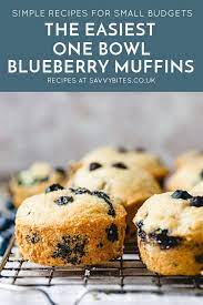 Easy One Bowl Blueberry Muffins Uk Measurements Savvy Bites Recipe Blue Berry Muffins Aldi Recipes Muffin Recipes Blueberry