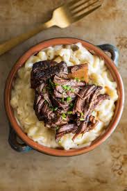 Meat that goes good with mac and cheese. Short Rib Mac And Cheese Baking Mischief