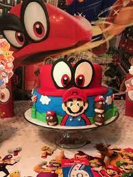 See more ideas about mario birthday party, mario birthday, super mario party. Check Out The Fun Birthday Cake At This Super Mario Odyssey Birthday Party See More Party Ideas And Share You Super Mario Kuchen Mario Kuchen Kindergeburtstag