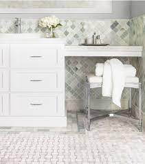 By simply changing your bathroom accessories or a wall color, the eye will pick up those tiny splashes of color to create unity in your bathroom design. Mosaic Tile The Tile Shop