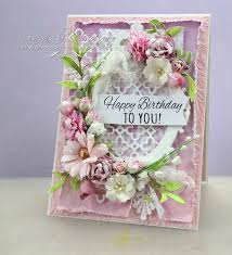 Many crafters want to make their birthday cards to give to their friends but just don't have the time or money for expensive supplies. Shabby Chic With Card Making Magic Shabby Chic Cards Chic Cards Shabby Chic Birthday