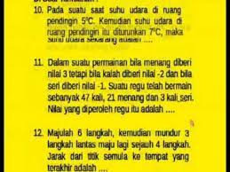 Soal cerita bilangan bulat kls 6. Bilangan Bulat 8 9 Soal Cerita Part 1 Youtube