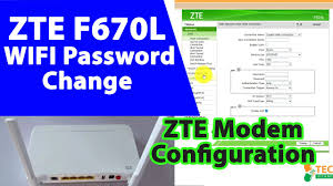 Zte f609 memang menyediakan paket lengkap dalam satu router, maka dimanapun kamu berada, penggunaan. Zte F670l Modem Password Change Settings Change Wifi Password Of Zte Router Netplus In Hindi Youtube