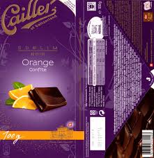 Cailler Sublim Noir Orange Confite Tablette De Choc Miniture Things How To Plan 10 Things