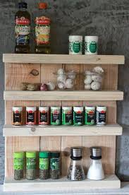 Gewurzregal Gewurz Halter Kuchen Regal Stehend Hangend Landhaus Holz Natur Vintage Shabby Fertig Montiert Wood Diy Spice Rack Woodworking