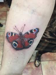 Download Peacock Butterfly Tattoo By Dan Ball From New Ink Wolverhampton Tatoeage Ideeen Vlindertattoos Tatoeage