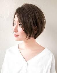 ナチュラルなひし形小顔ショート sh 22 ヘアカタログ 髪型 ヘアスタイル afloat アフロート 表参道 銀座 名古屋の美容室 美容院 日本人のショートヘア 美髪 無造作ヘア