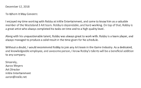 Recommendation letter for arts students. Robby Schieffer Pixel Art Letter Of Recommendation