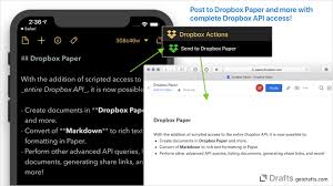 To access the posts click see posts. Drafts With Drafts 5 4 S Full Access To Dropbox S Api It S Now Possible To Create Richly Formatted Documents In Dropbox Paper And More Https Actions Getdrafts Com A 1ne Facebook