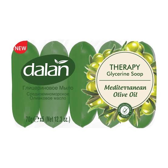 Dalan Therapy Mediterranean Olive Oil Glycerine Soap 5x70g