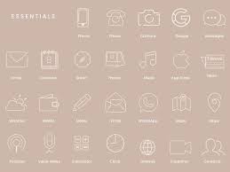 App Icon Bundle Beige For Iphone Ios 14 Instant Download Etsy App Icon Ios Icon Iphone App Design