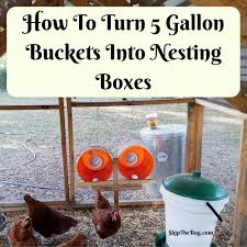 You can do this using carpentry tools, a plastic protractor, or just a level and a straight edge. Skip The Bag How To Turn 5 Gallon Buckets Into Nesting Boxes