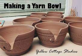 Small cute diy ghosts 13. How To Make A Ceramic Yarn Bowl A Pottery Tutorial Yellow Cottage Studios