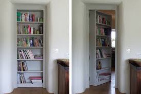 I bought 3″ screws for added strength. Bookcase Doors