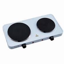 How does a portable induction cooktop work? Megachef Portable 2 Burner 7 25 In Sleek White Hot Plate With Temperature Control 985103789m The Home Depot