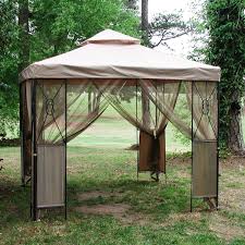 100 square feet of shade: Kroger Gazebo Replacement Canopy Garden Winds