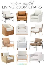 Modern accent chairs can add additional seating in any contemporary living room. Modern Coastal Living Room Chairs Life On Virginia Street