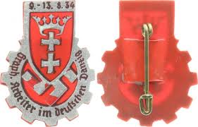 Check spelling or type a new query. Danzig 3 Reich Abzeichen Danzig 1934 Danzig Abzeichen Graph Arbeiter Im Deutschen Danzig Ss Vz Sehr Schon Vorzuglich Ma Shops