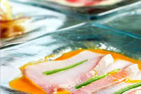 Yellowtail Tiradito Jalapeno Lemongrass Recipe Food Cooking Pork Chops Recipes