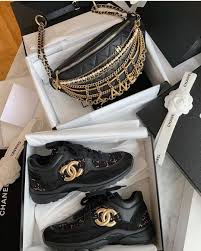 Black And Gold Sneakers Mens Golden Jackpot Aliceangeliquevejen Chanelbag Iiheartchanel Chanel Chanel Sneakers Chanel Bag Chanel Men