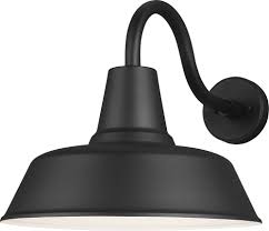 Seagull 8837401en3 12 Barn Light Contemporary Black Led Outdoor Extra Large Wall Sconce Lighting Sgl 8837401en3 12