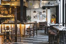 Dishoom Shoreditch Park Cube Bar Restaurant Interior Hotel Interior Design Pub Design
