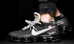 Off White Black Air Force 1 On Feet Off White X Nike Air Vapormax On Feet Wave Sneakers Men Fashion Sneakers Fashion Sneakers Men