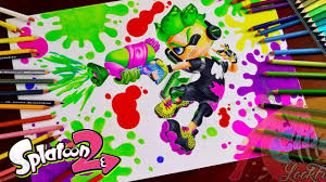 How to get and be an octoling in splatoon 2 for nintendo switch. Drawing Splatoon 2 Inkling Nintendo Switch Lookfishart Youtube