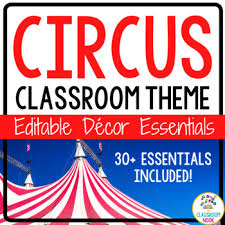 My current kindergarten classroom is decorated with the vintage circus theme from schoolgirl style. Circus Theme Classroom Decor Bundle By The Classroom Nook Tpt