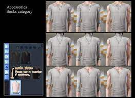 Zzscc reblogged this from love4sims4. Accessory Shirts For Males And New Contacts By Mochi029