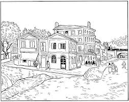 30 Coloring Pages Of Vincent Van Gogh Sanat Nakis Yaratici
