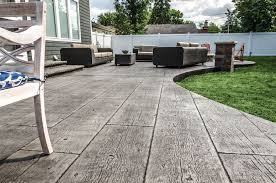 Stamped concrete has become the most popular decorative surface treatment for concrete walkways. Wood Patterns Butterfield Color