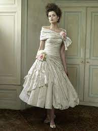 Bourbon Ian Stuart Bride Tea Length Wedding Dress Top Wedding Dresses Short Wedding Dress