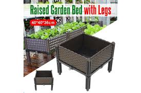 Baskets, pots, window boxes & saucers. Dick Smith Vegetable Bed Raised Garden Bed For Vegetables Elevated Planter Box With Legs Outdoor Patio Flower Herb Container Gardening Home Garden Yard Garden Outdoor Living