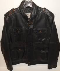 Vintage Levis Biker Faux Leather Hooded Jacket Brown Size Medium Polyvinyl Chlor Faux Leather Hooded Jacket Jackets Leather Jacket