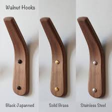 Curved Wooden Coat Hook Wooden Coat Hooks Coat Hooks How To Bend Wood